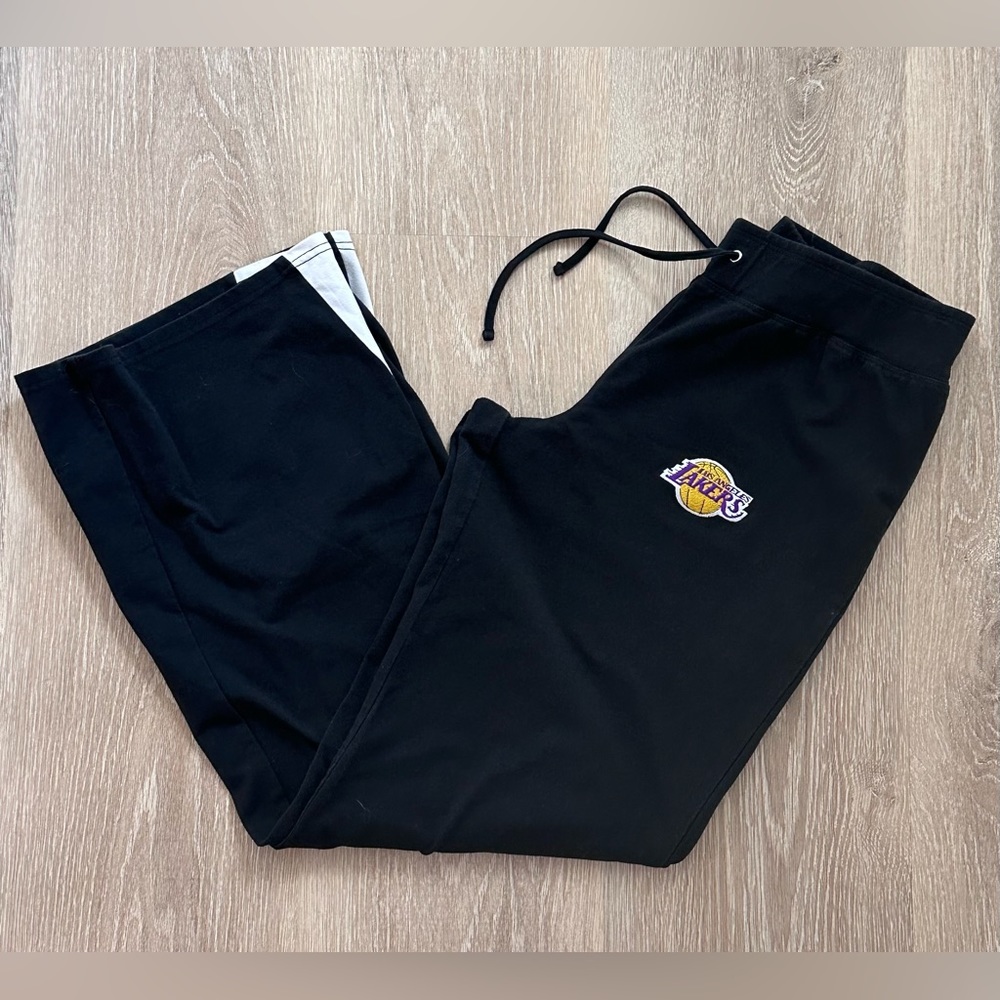 Concept Sports LA Lakers Wide‎ Leg Lounge Pants Sz M